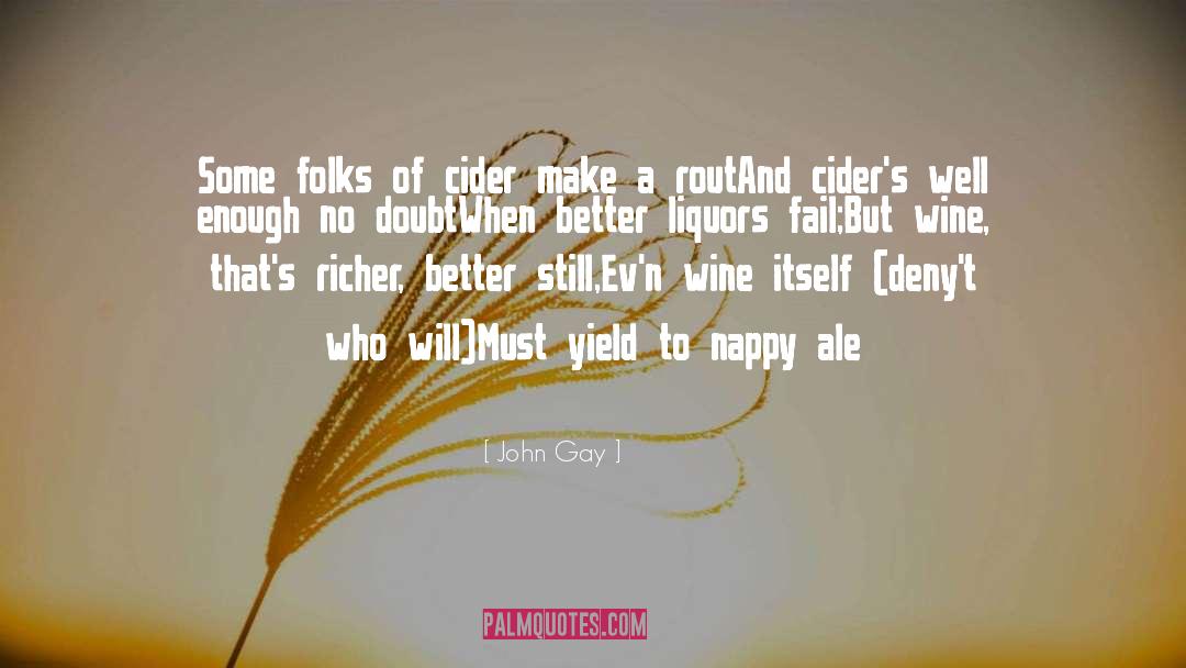 Ale quotes by John Gay