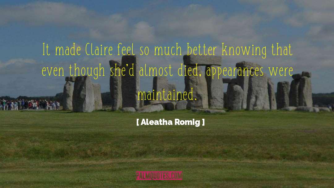 Aleatha Romig quotes by Aleatha Romig