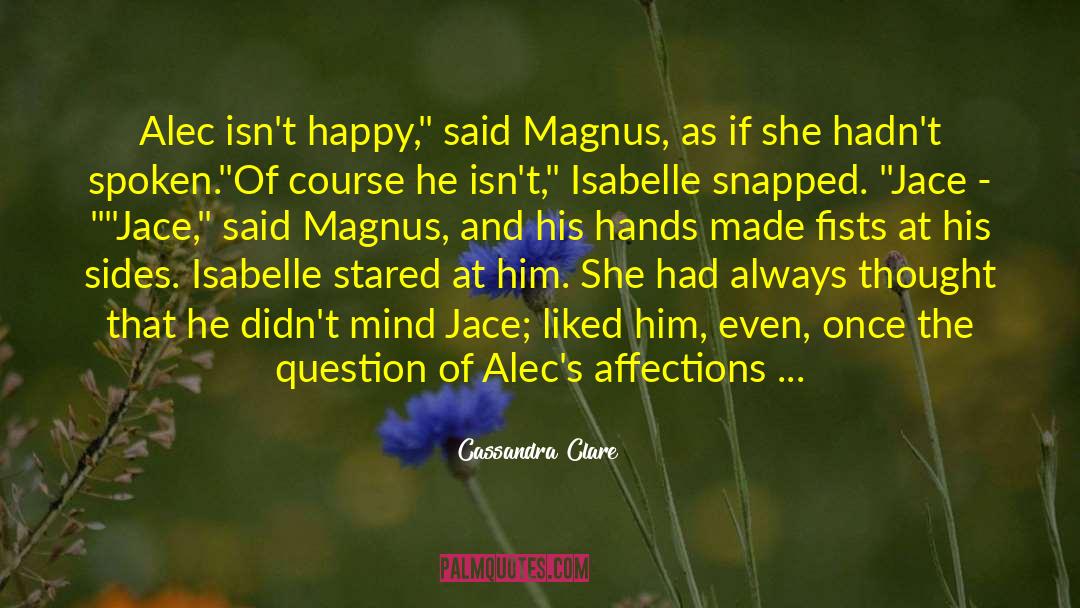 Alec And Jace quotes by Cassandra Clare