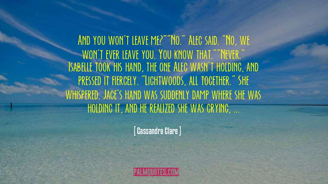 Alec And Jace quotes by Cassandra Clare