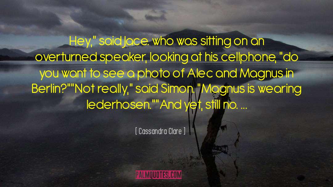 Alec And Magnus quotes by Cassandra Clare