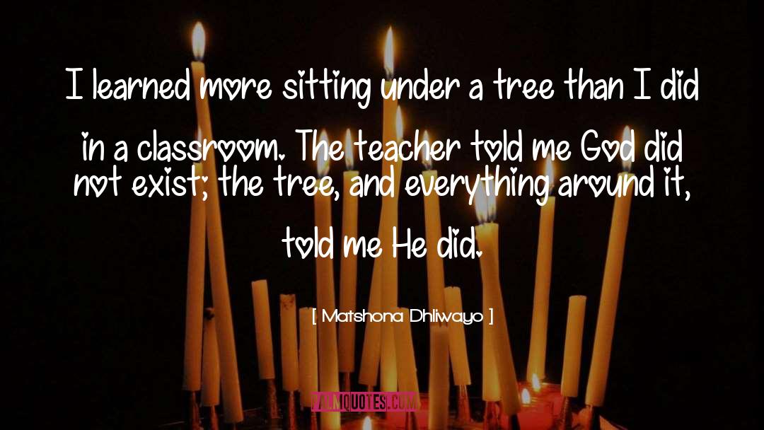 Alejandre Tree quotes by Matshona Dhliwayo