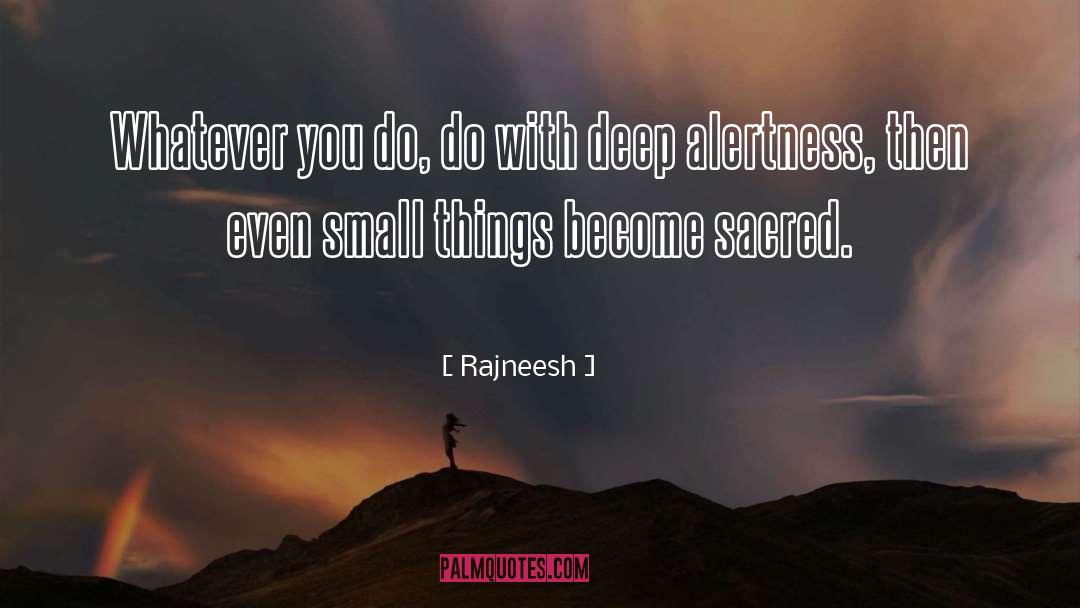 Alertness quotes by Rajneesh