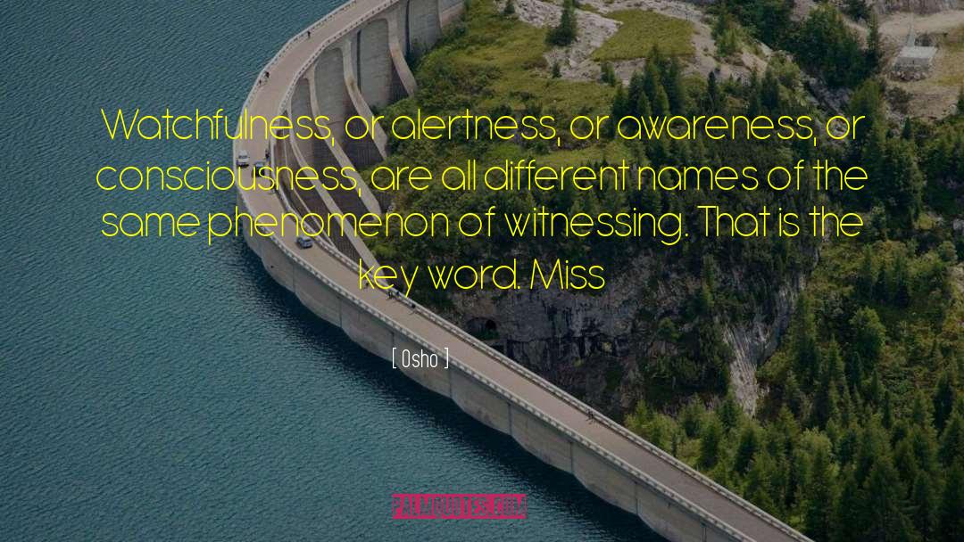 Alertness quotes by Osho