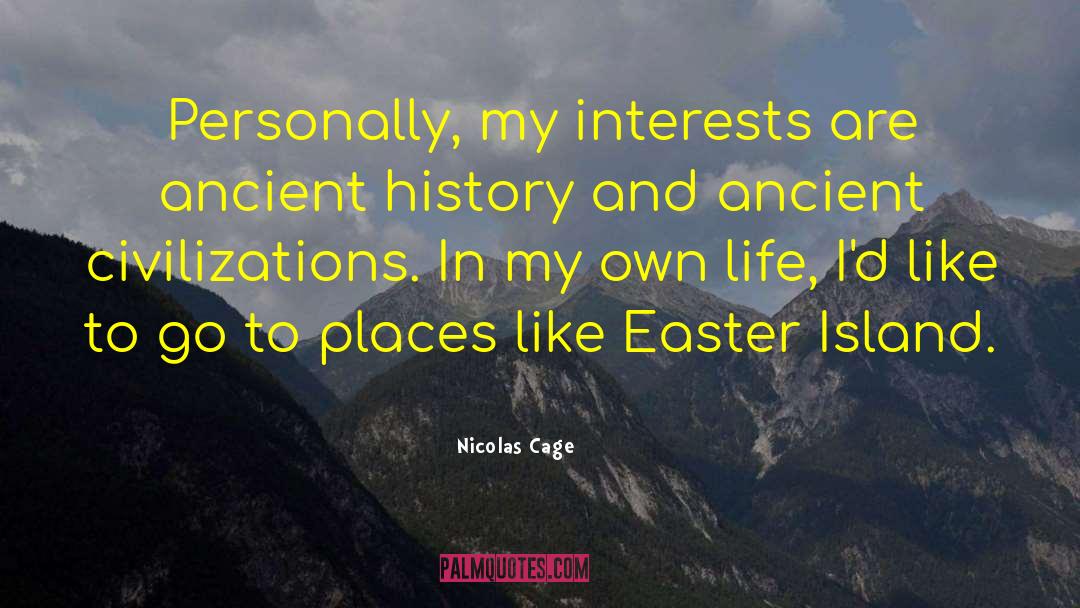 Aleutians Islands quotes by Nicolas Cage