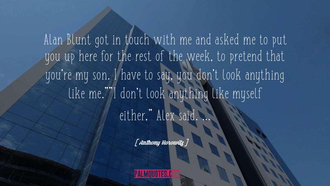Alex Claremont Diaz quotes by Anthony Horowitz