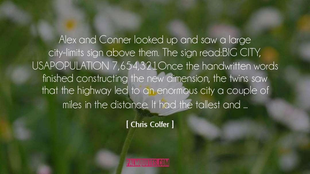 Alex Hunter quotes by Chris Colfer