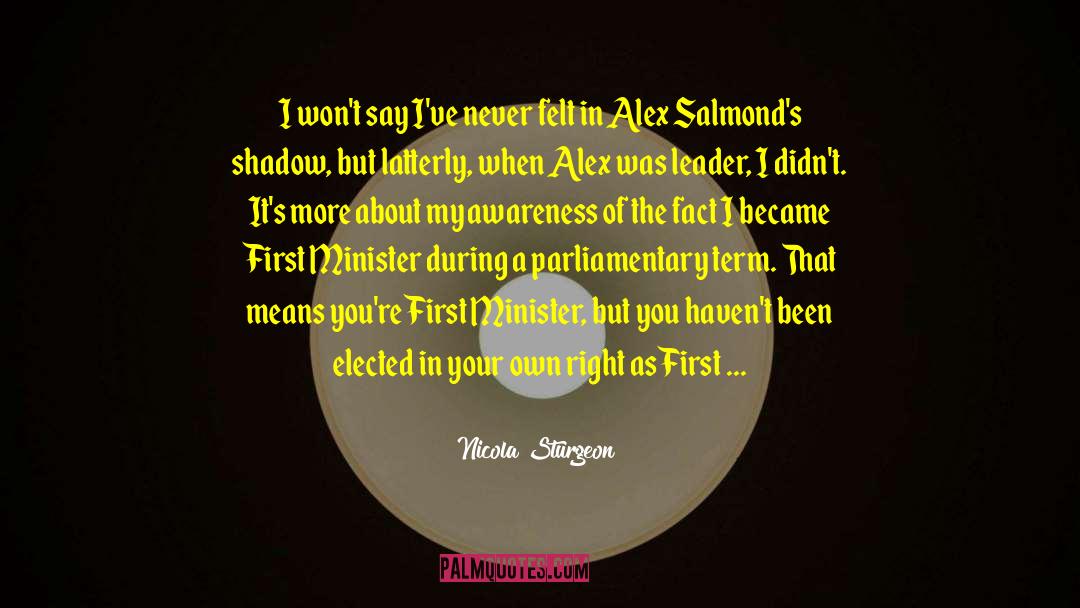 Alex Hunter quotes by Nicola Sturgeon