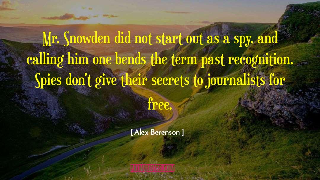 Alex Scarrow quotes by Alex Berenson