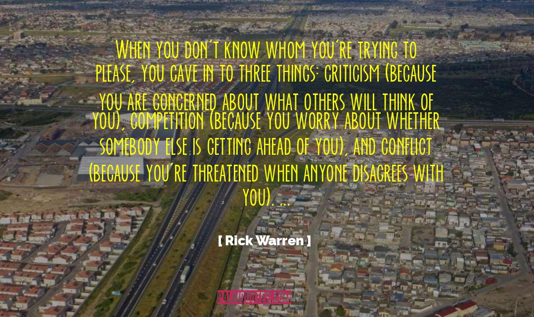 Alex Warren Sheathes quotes by Rick Warren