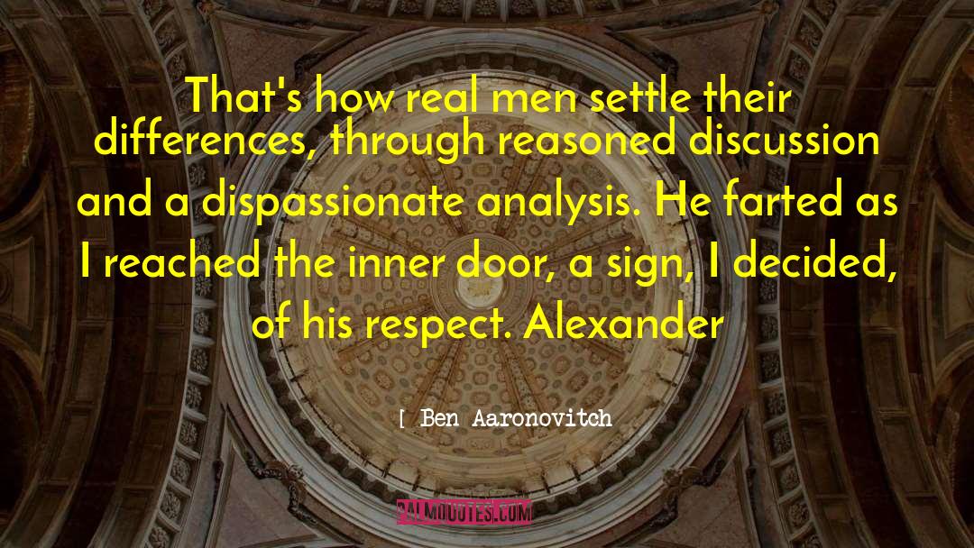 Alexander Barrington quotes by Ben Aaronovitch