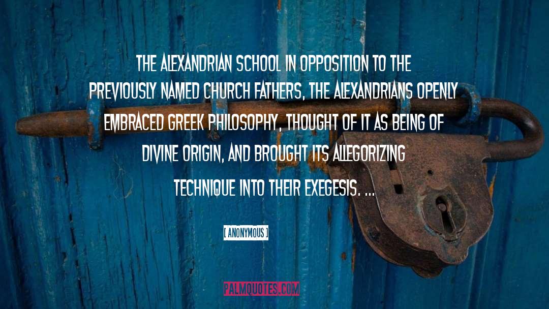Alexandrian quotes by Anonymous