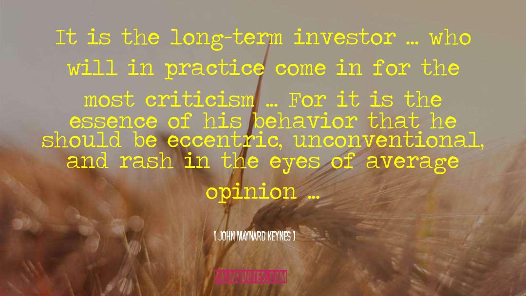 Alexion Investor quotes by John Maynard Keynes