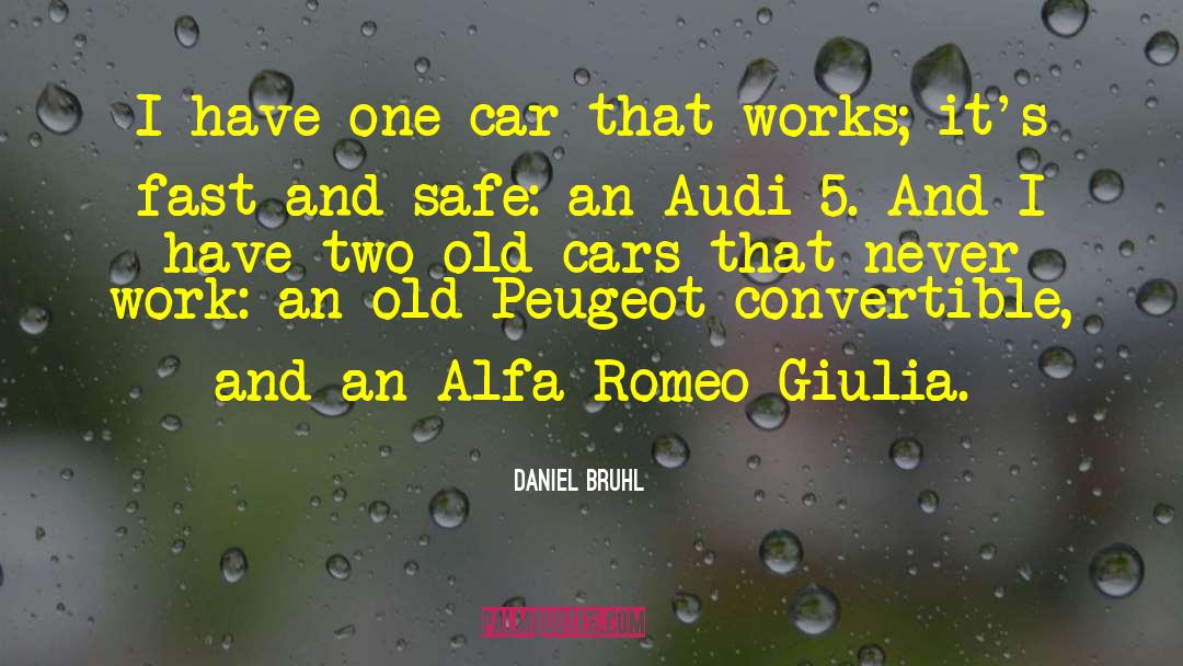 Alfa Romeo quotes by Daniel Bruhl