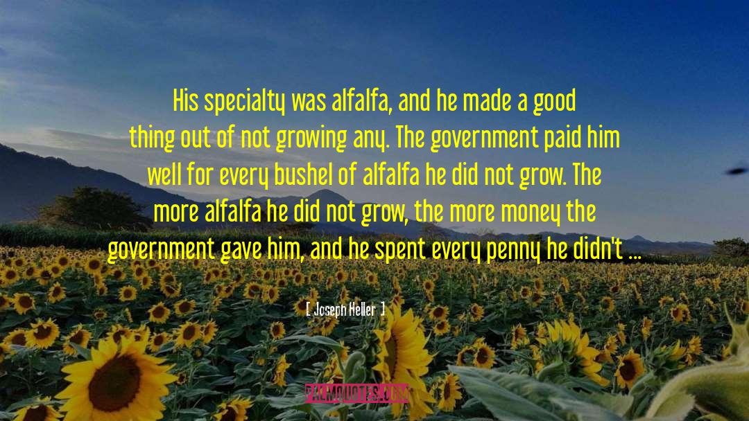 Alfalfa quotes by Joseph Heller
