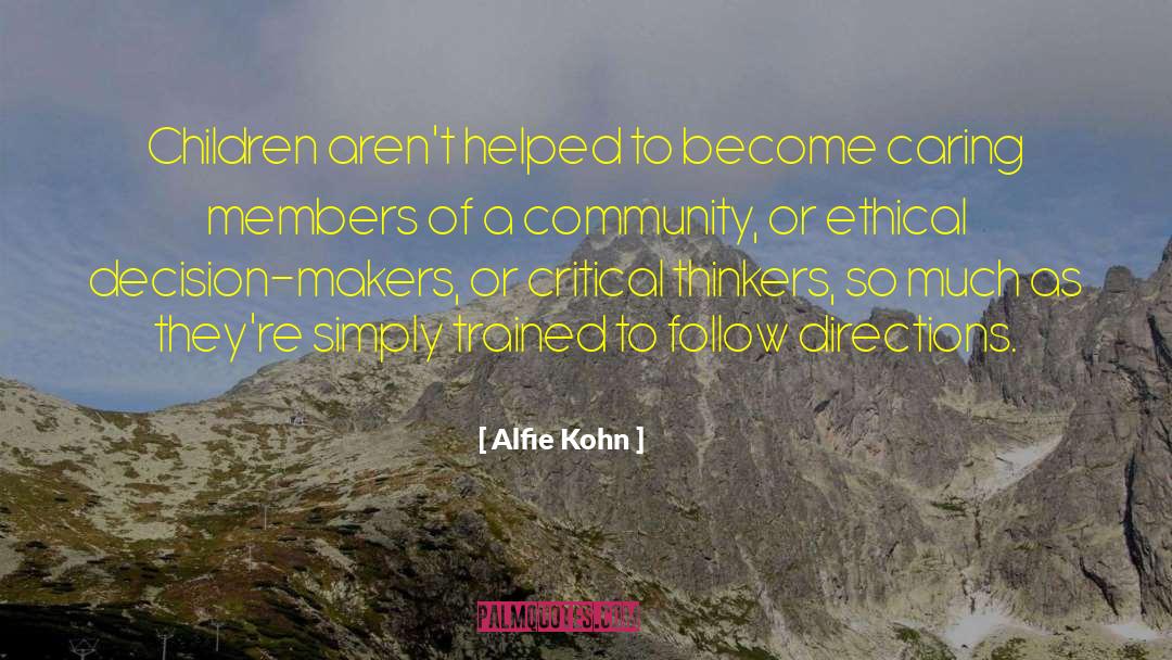 Alfie Kohn quotes by Alfie Kohn