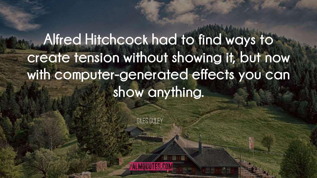 Alfred Hitchcock quotes by Giles Duley