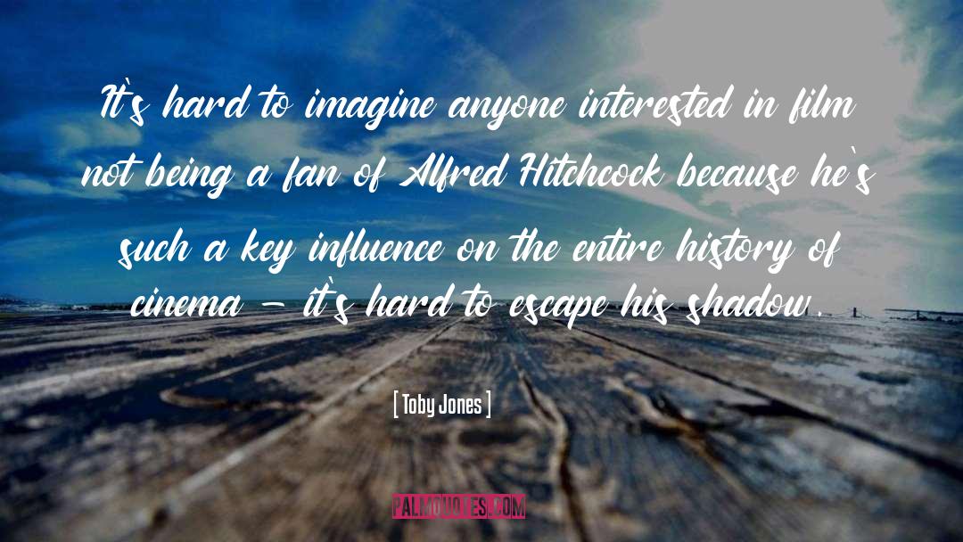 Alfred Hitchcock quotes by Toby Jones