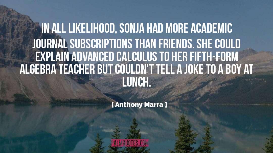 Algebra quotes by Anthony Marra