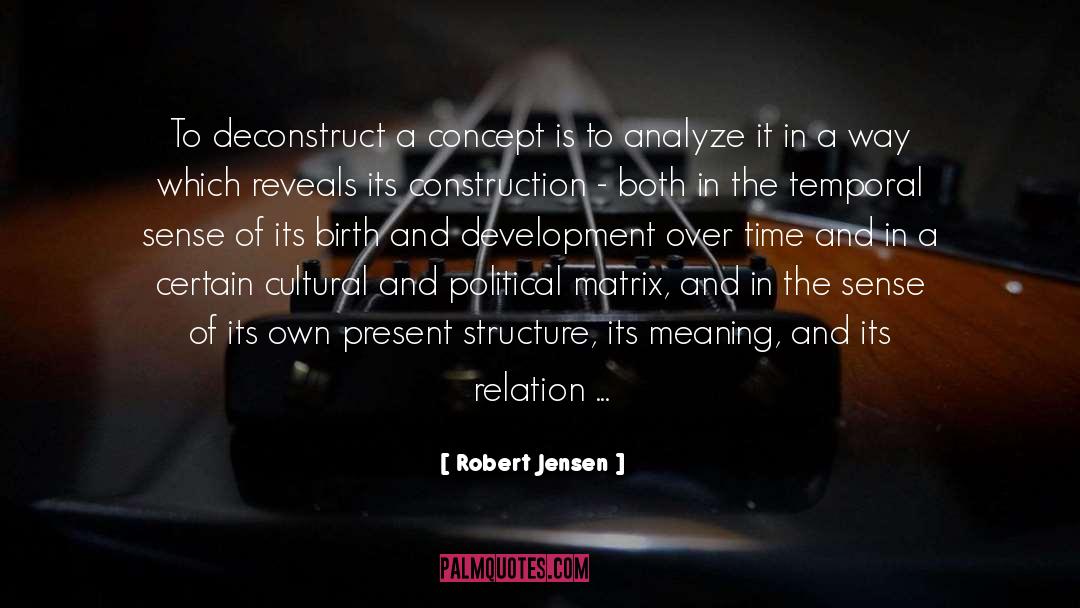 Algebraic Analysis quotes by Robert Jensen