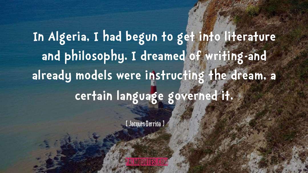 Algeria quotes by Jacques Derrida