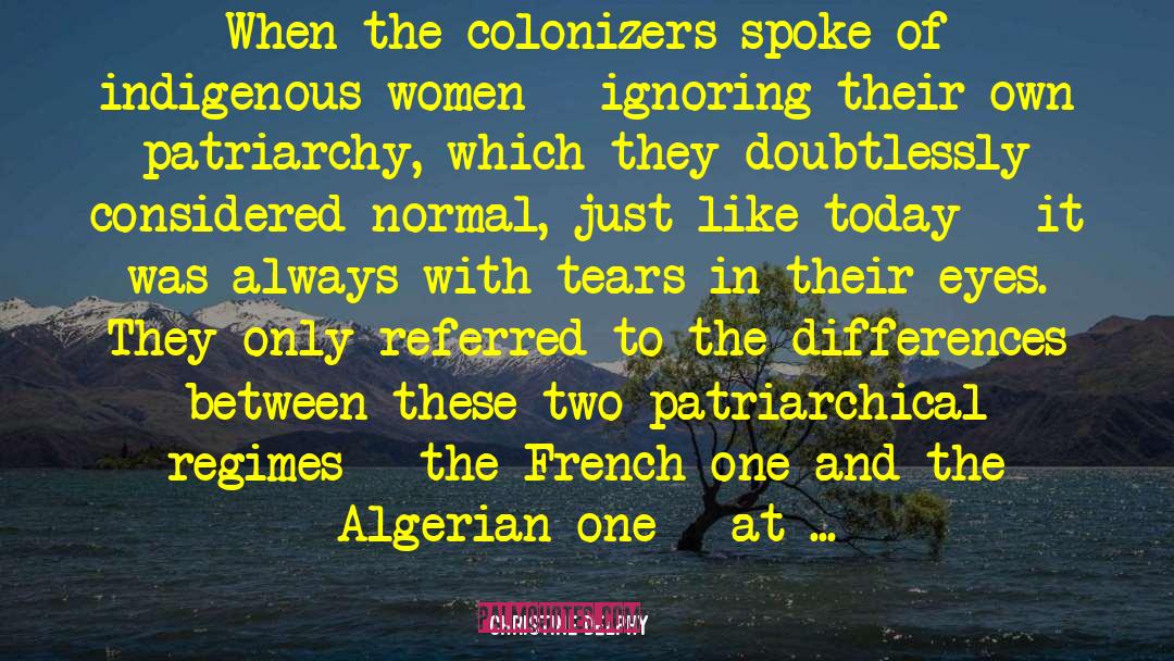 Algerian quotes by Christine Delphy