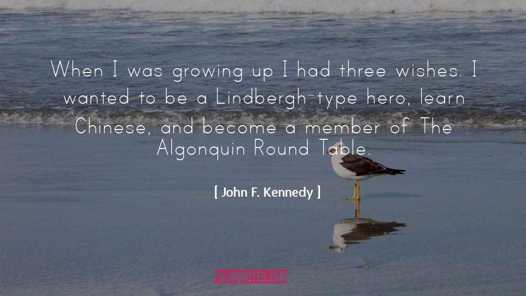 Algonquin Round Table quotes by John F. Kennedy