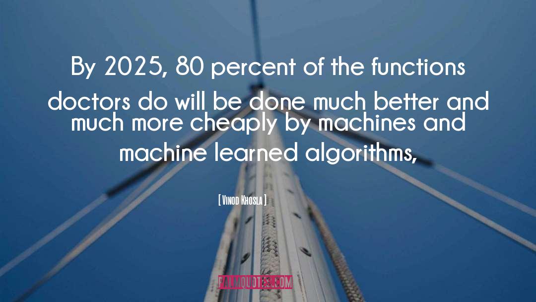 Algorithms quotes by Vinod Khosla