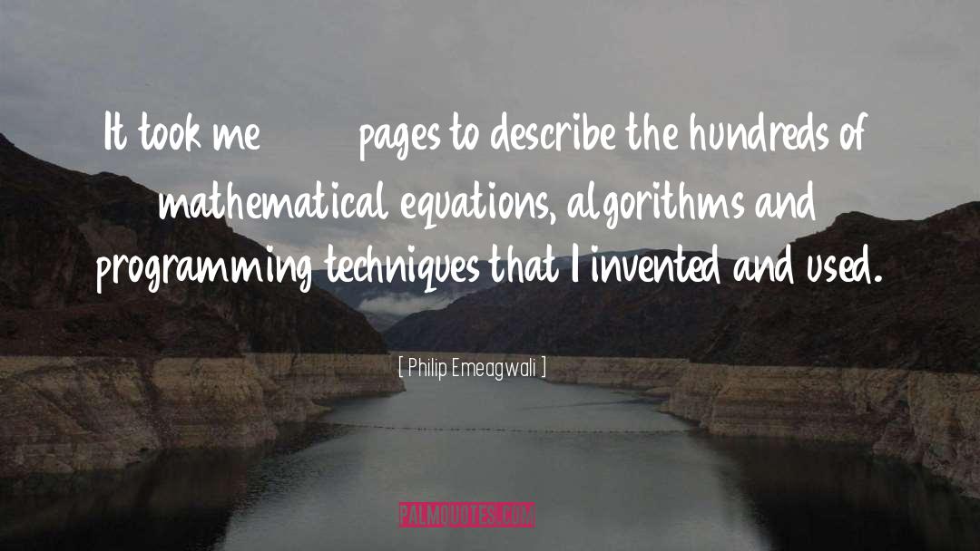 Algorithms quotes by Philip Emeagwali