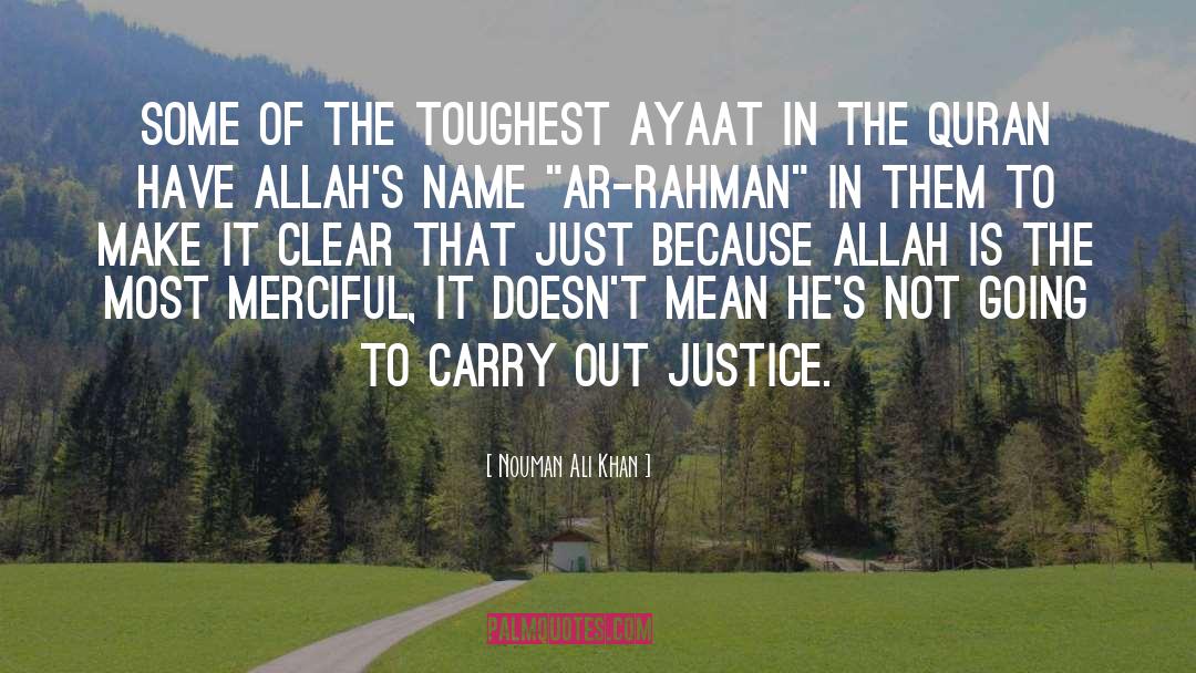 Ali quotes by Nouman Ali Khan