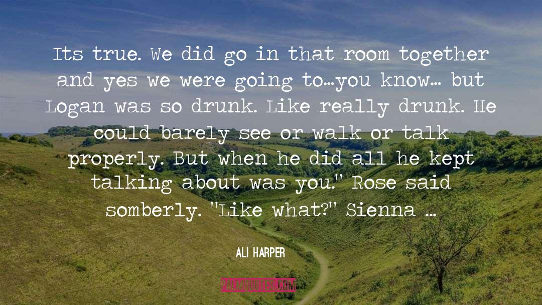 Ali quotes by Ali Harper