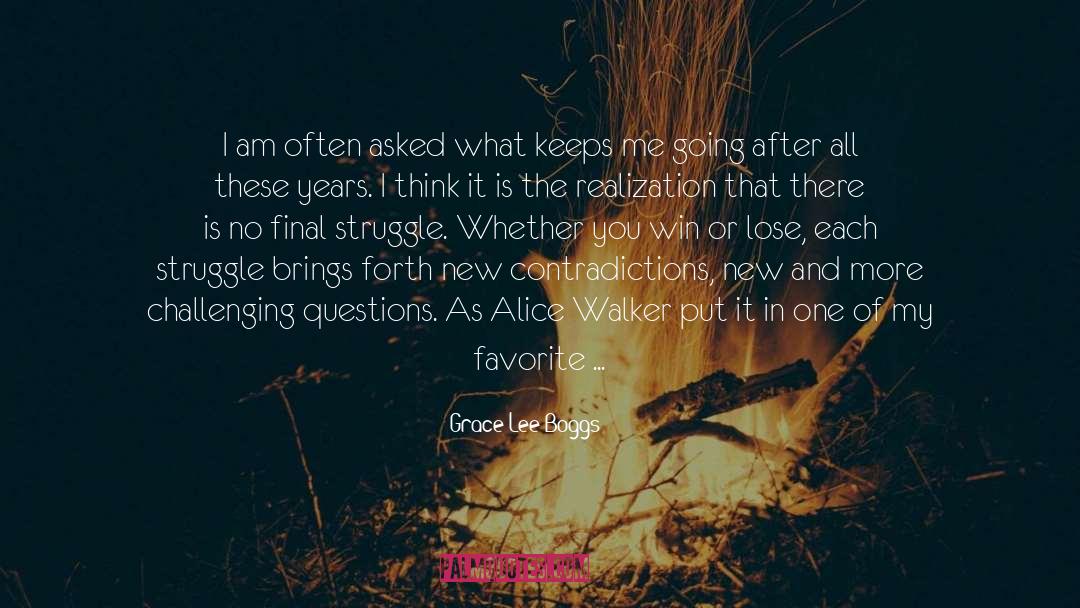 Alice Walker quotes by Grace Lee Boggs