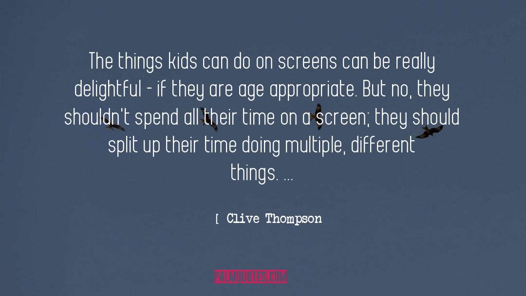 Alicia Thompson quotes by Clive Thompson