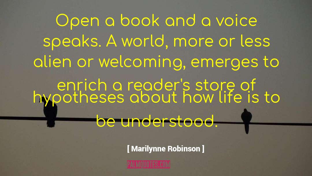 Alien Abduction Romance quotes by Marilynne Robinson