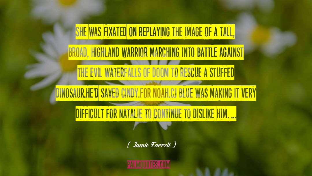 Alien Warrior Romance quotes by Jamie Farrell