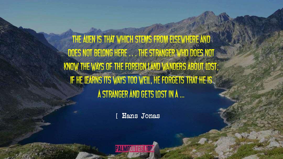 Alien World quotes by Hans Jonas