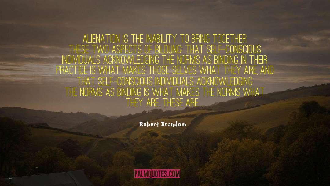 Alienation quotes by Robert Brandom