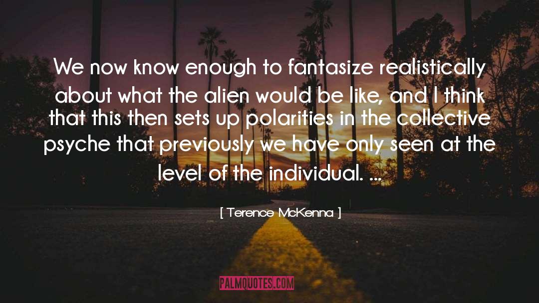 Aliens quotes by Terence McKenna