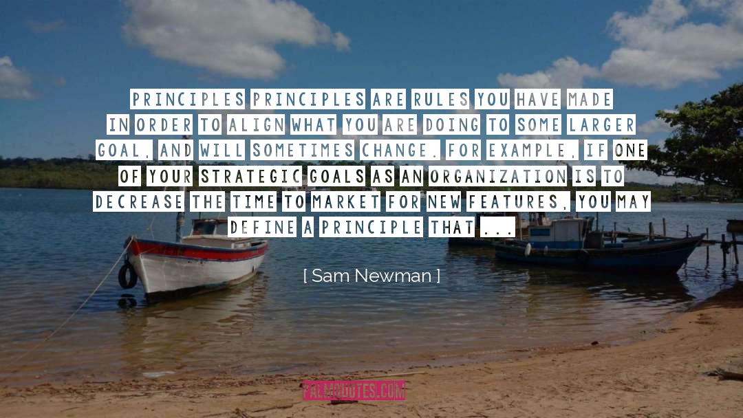 Align quotes by Sam Newman