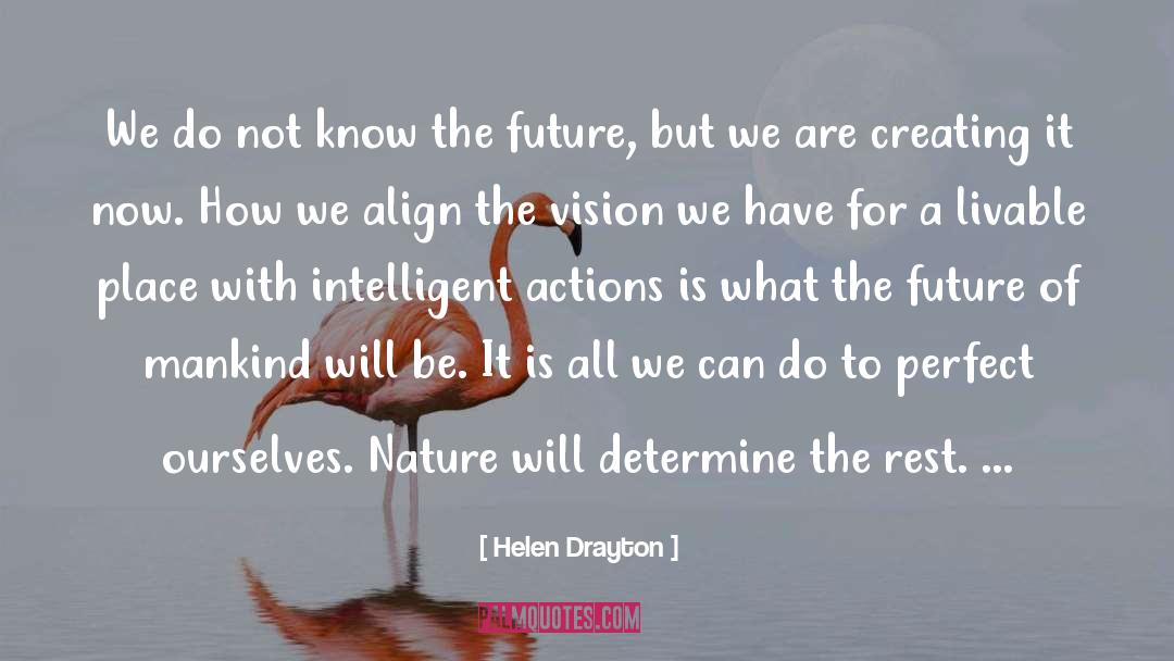 Align quotes by Helen Drayton