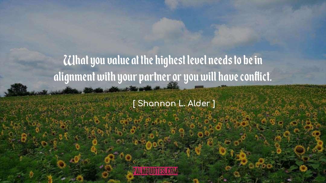 Alignment quotes by Shannon L. Alder