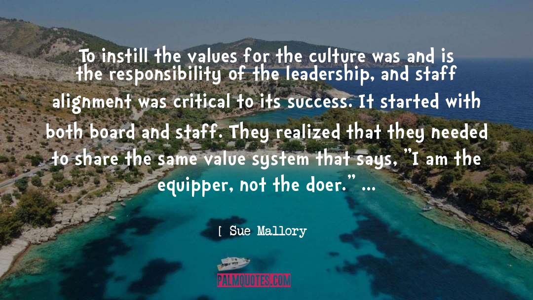 Alignment quotes by Sue Mallory