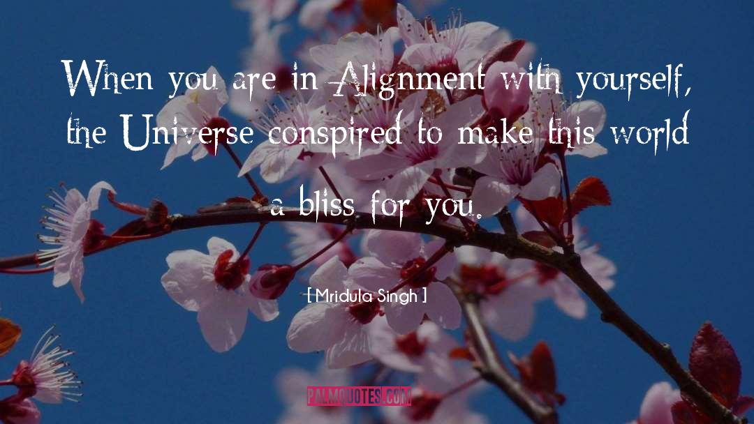 Alignment quotes by Mridula Singh