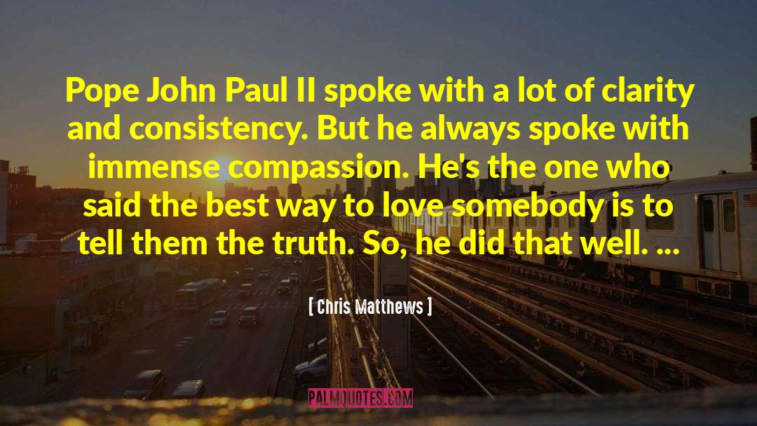 Aline And John quotes by Chris Matthews