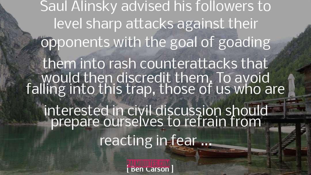 Alinsky quotes by Ben Carson