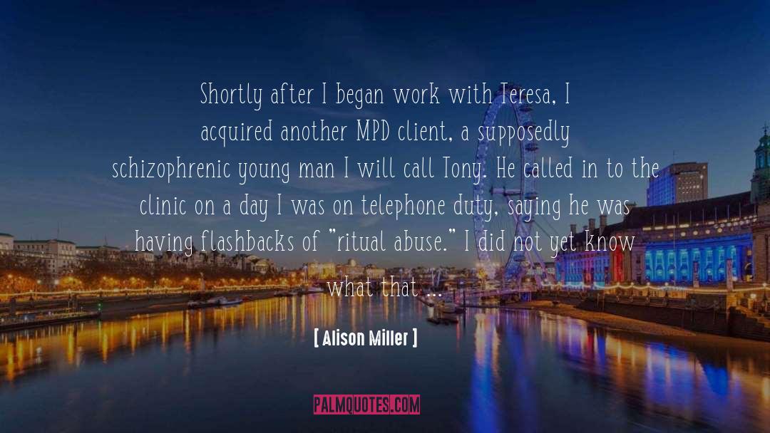 Alison quotes by Alison Miller