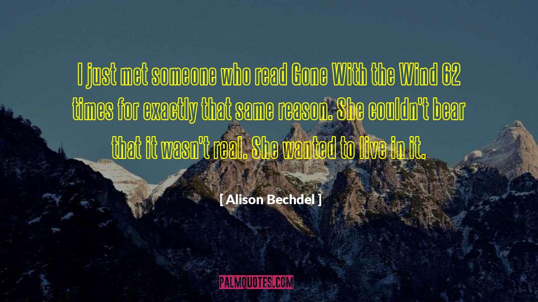 Alison Wonderland quotes by Alison Bechdel