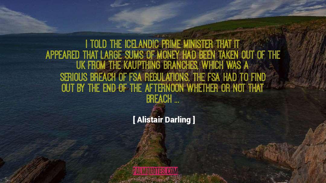 Alistair Oh quotes by Alistair Darling