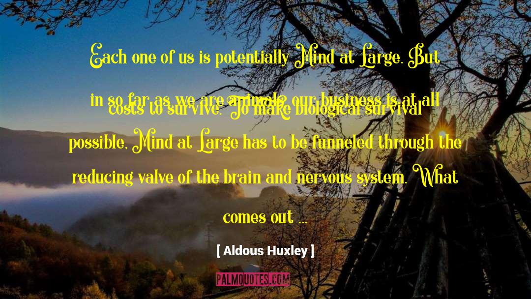 Alive But Dormant quotes by Aldous Huxley