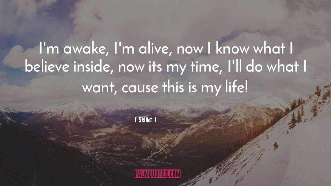 Alive quotes by Skillet